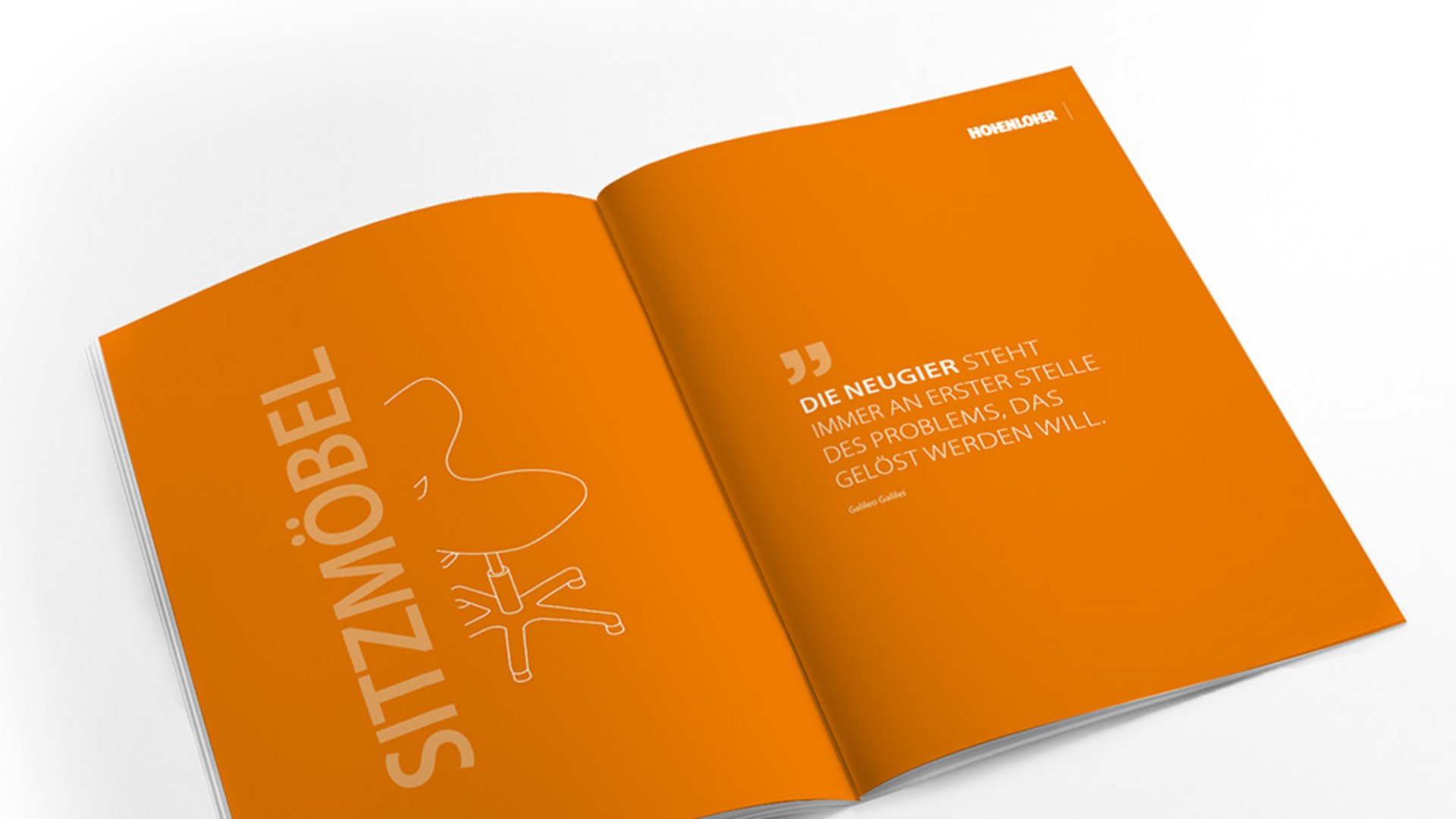 Bild: Aktuelle Sitzmöbel Broschüre