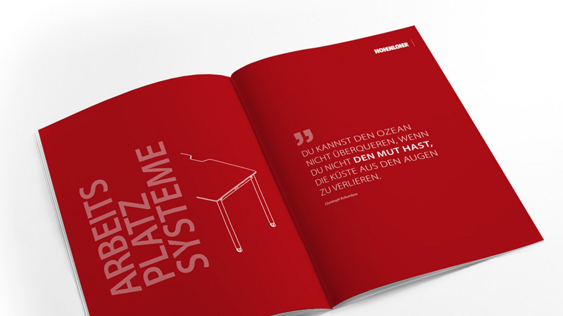 Bild: Aktuelle Arbeitsplatzsysteme Broschüre