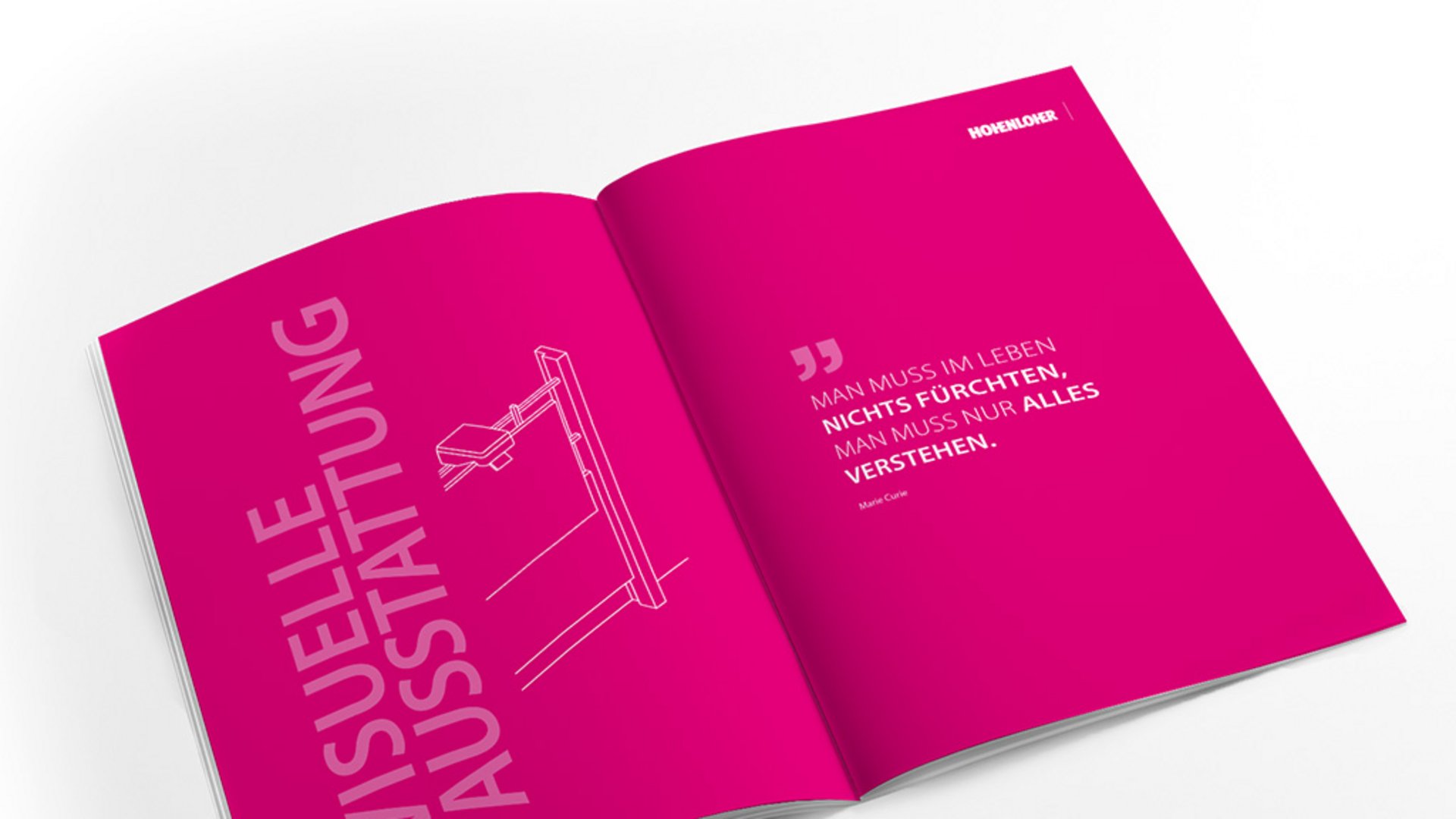 Bild: Visuelle Ausstattung Broschüre