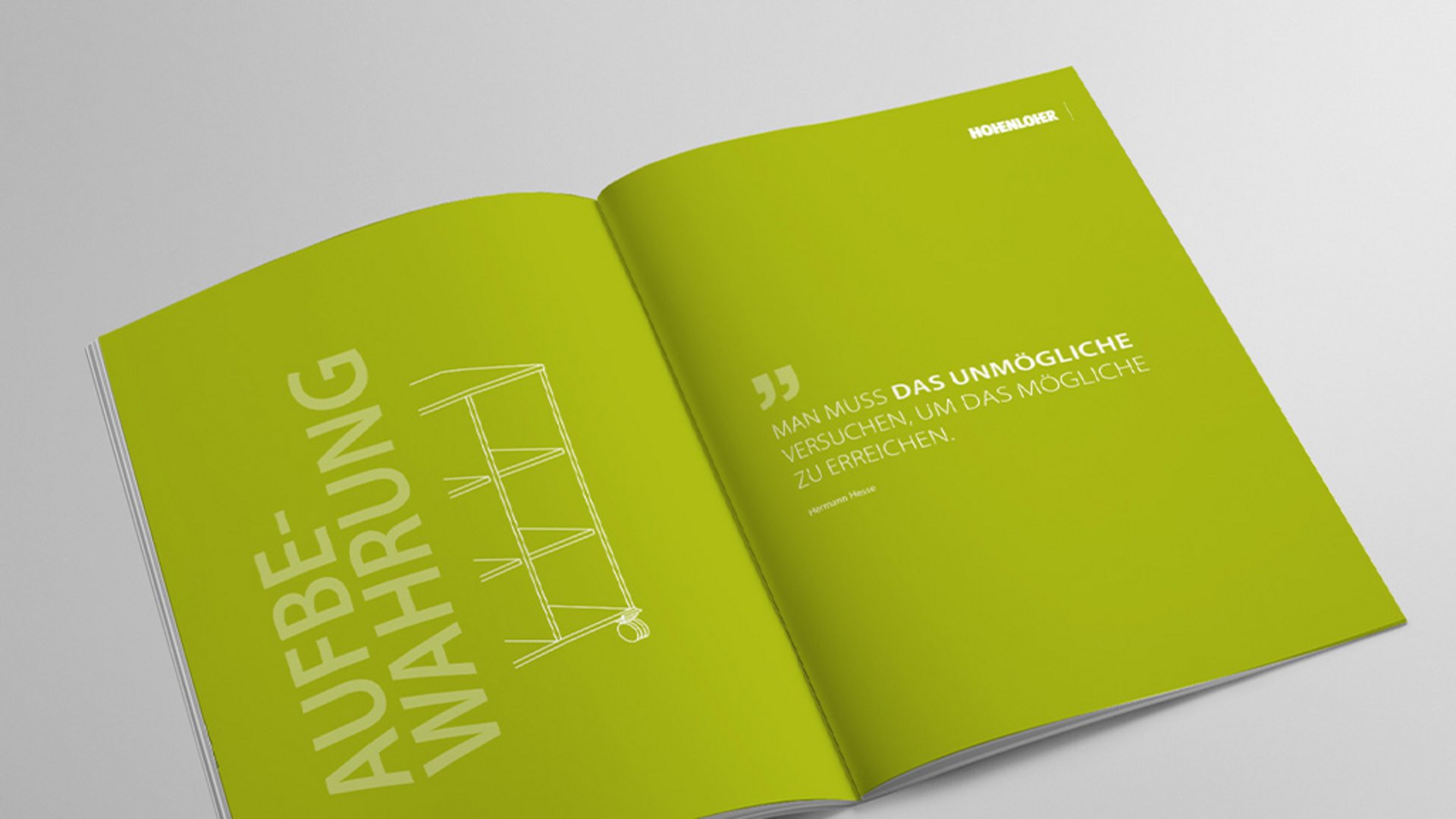 Bild: Aufbewahrung Broschüre