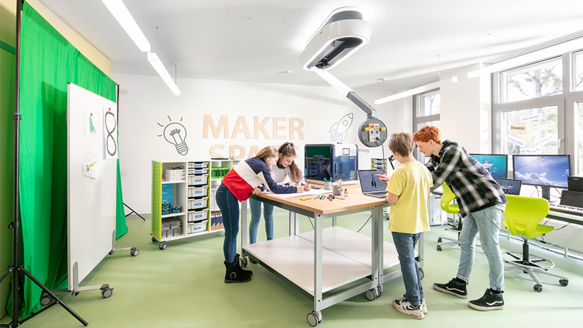 Bild: Anwendung der SBACE-Bridge im Makerspace