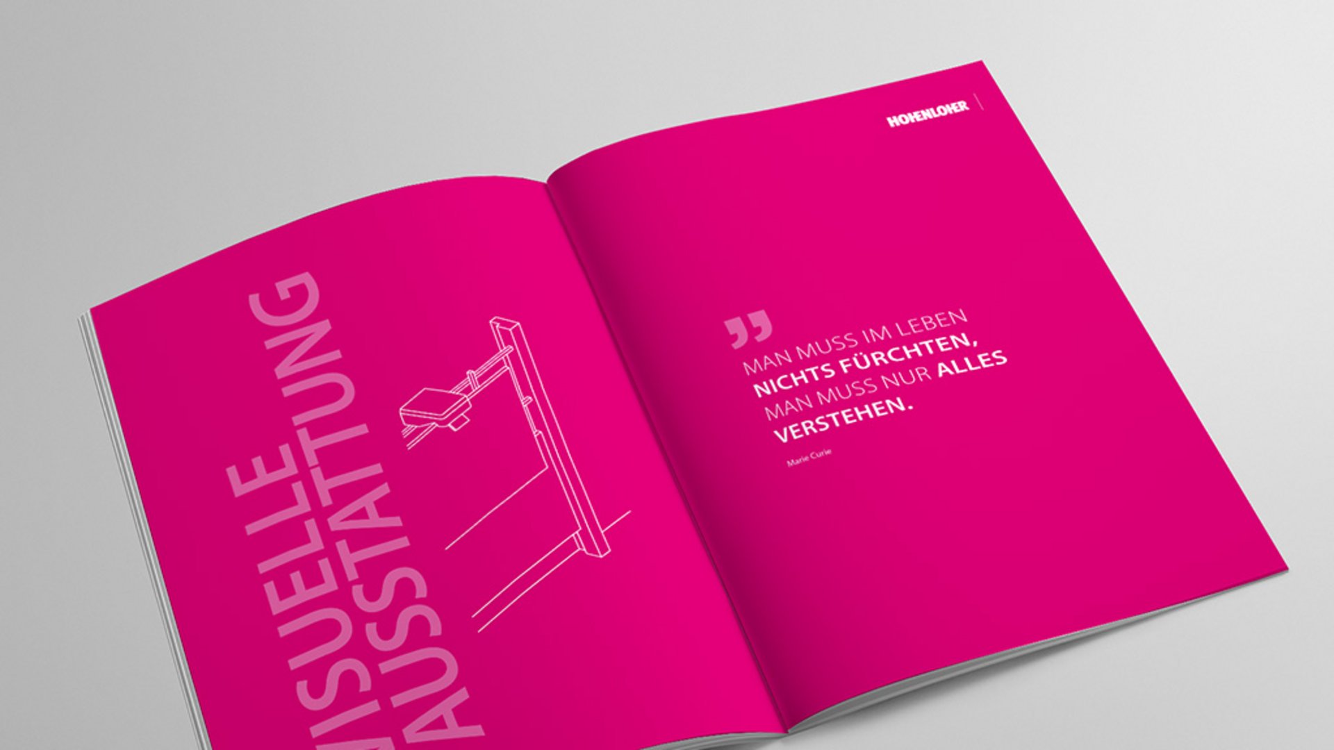 Bild: Visuelle Ausstattung Broschüre