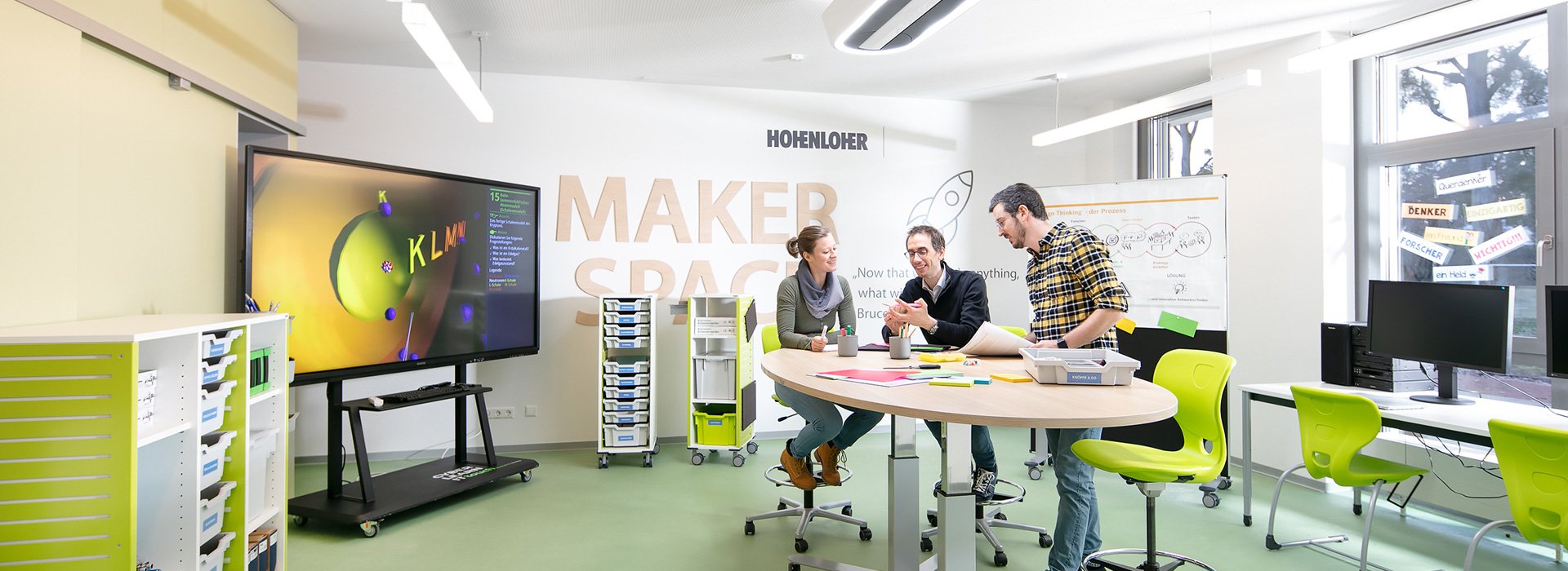 Bild: Design Thinking im Makerspace