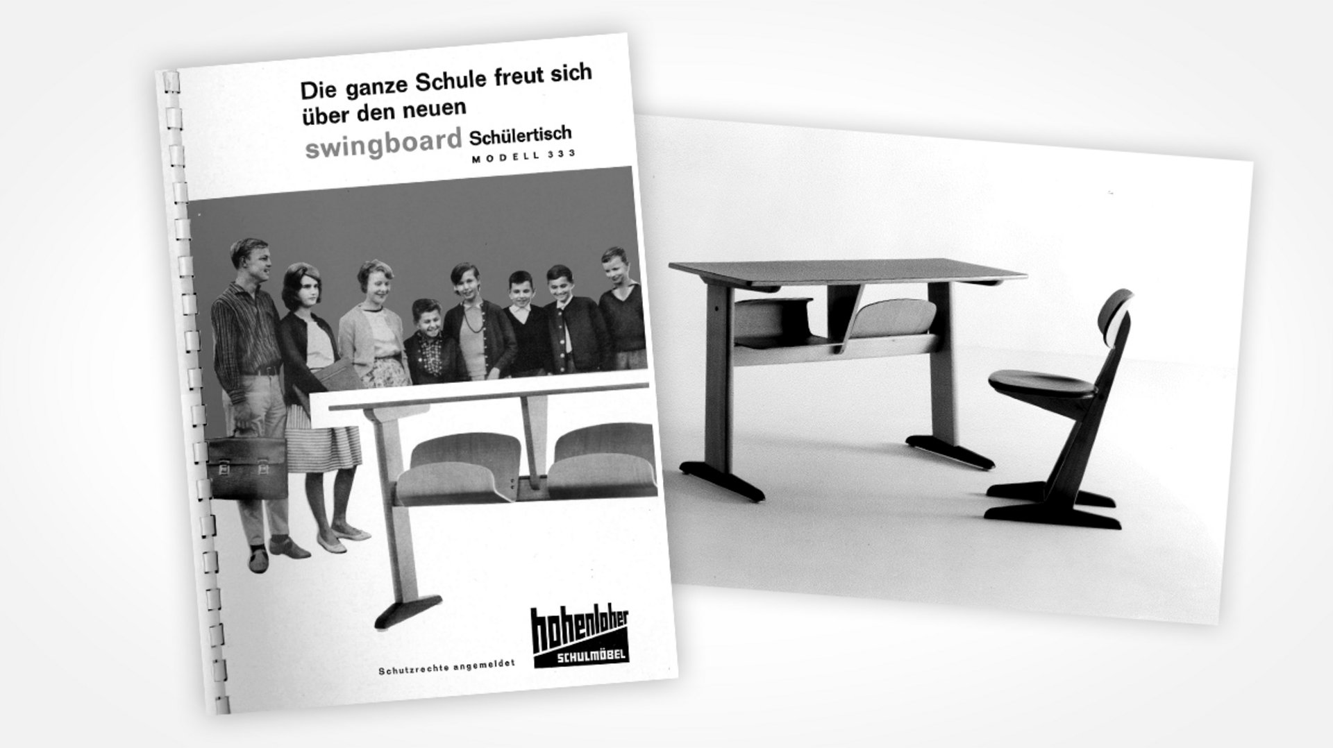 Bild: 1966 | Swinging Sixties: Der swingboard Schülertisch erobert die Schulklassen