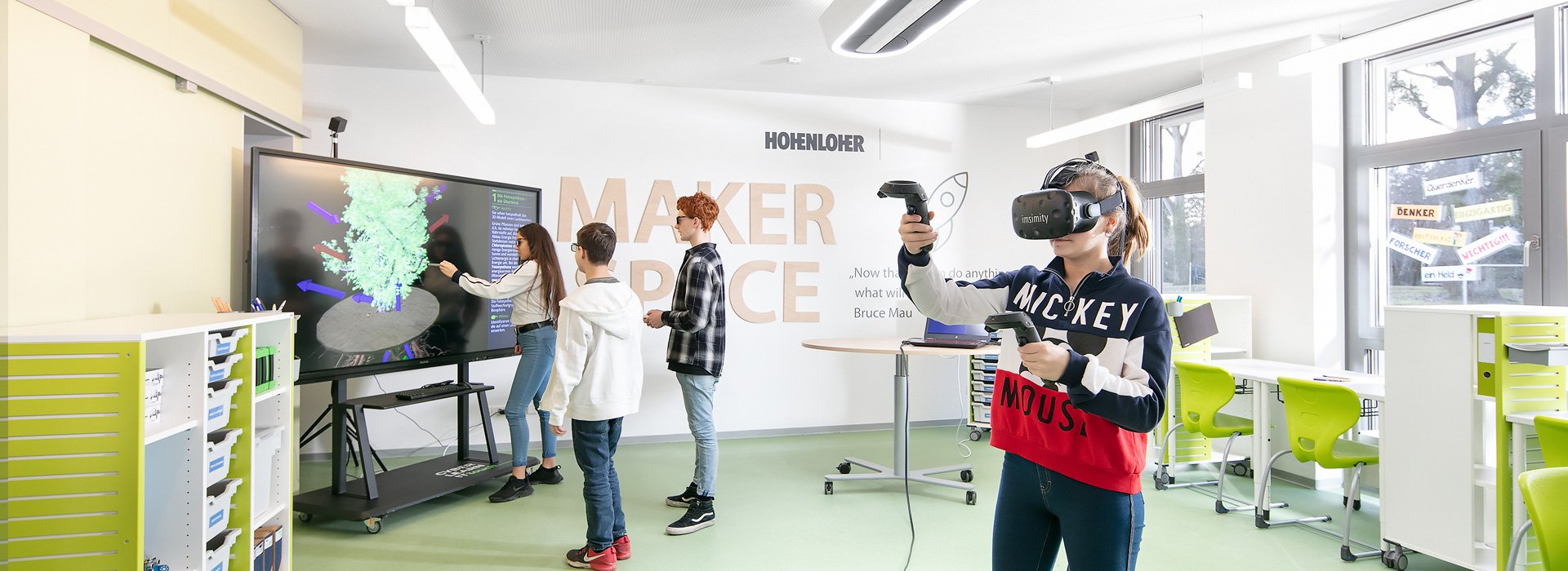 Bild: Virtual & Augmented Reality im Makerspace 