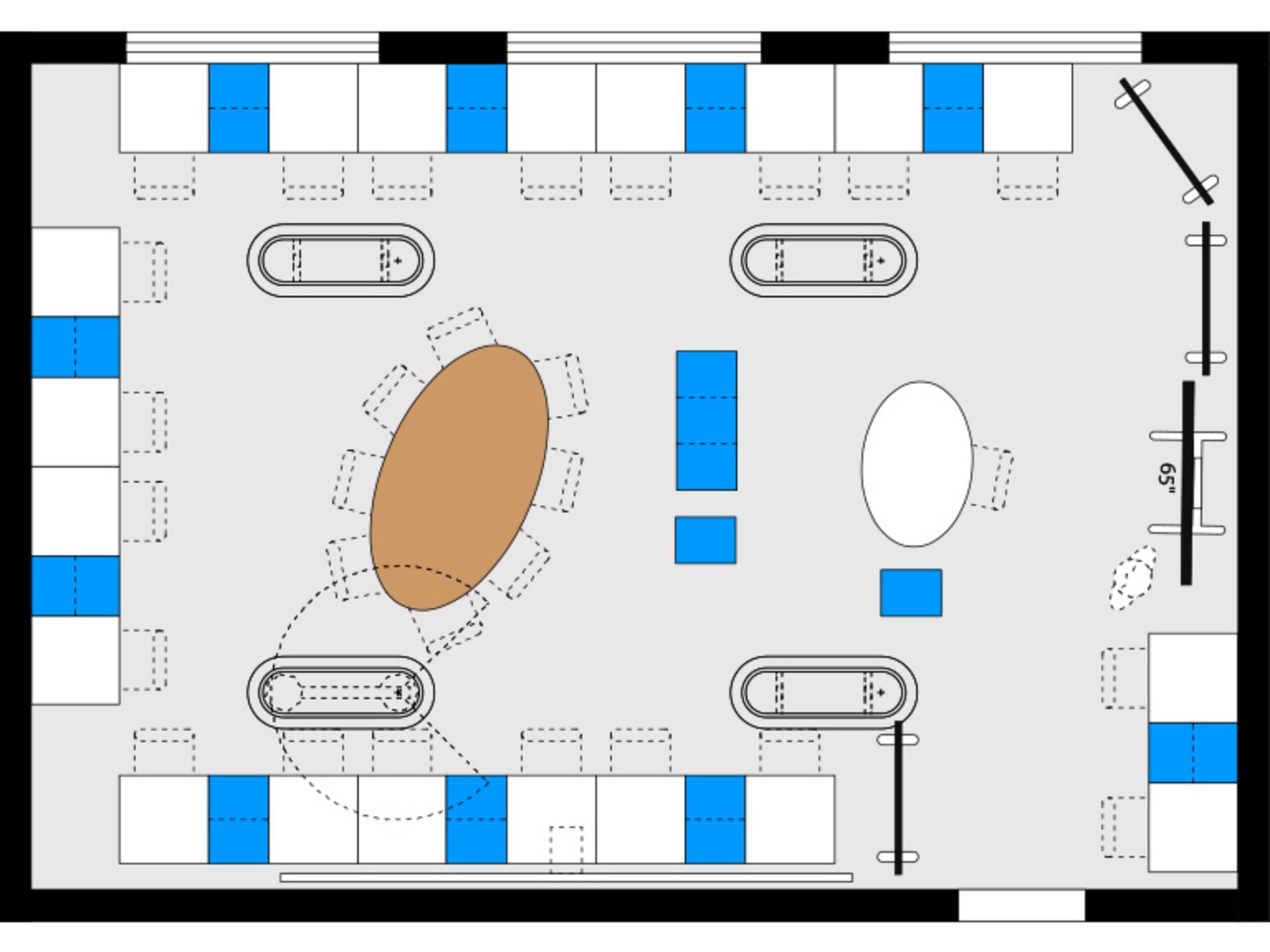 Bild: Planungsbeispiel Makerspace im Lernraum, Einzelarbeit