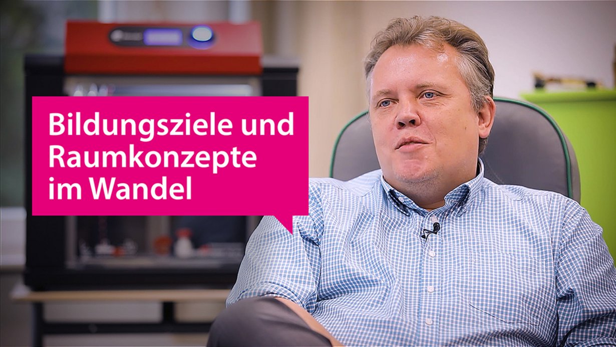 Video: Bildungsziele und Raumkonzepte im Wandel – Schulleiter Stefan Nolting im Dialog