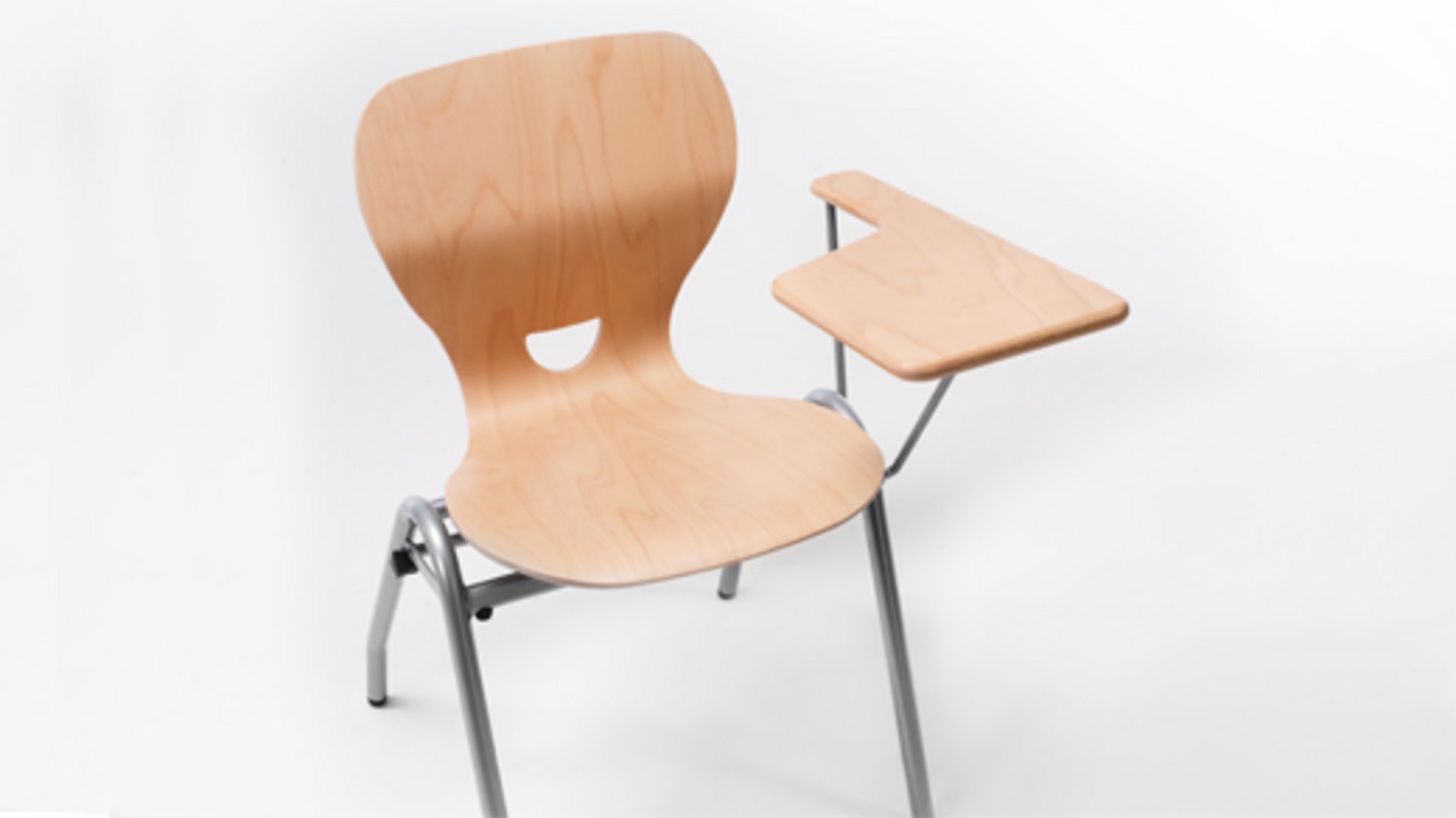 Bild: SEDIAMO® Ligno Stuhl mit Schreibstütze
