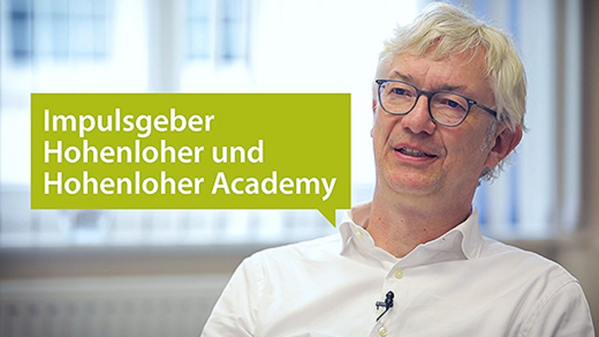 Video: Impulsgeber Hohenloher und Hohenloher Academy - Architekt Dirk Landwehr im Dialog